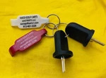 E-z-go Rxv Golf Cart KEYSONLY(2)W/*FREE*AACO Keychains*see Description. Fixed Price $13.00.