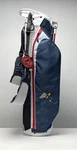 Callaway Par Stand Bag Blue/white/red 3-WAY Divide Dual Strap Golf. Fixed Price $142.57.