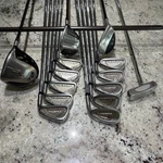 Taylormade Driver Wood Hybrid Irons Flex Putter Complete Golf Club Set. Fixed Price $325.00.