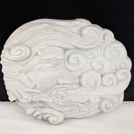 10" Old Man Wind God Wall Hanging Decor Garden Plaque Nature Blowing Figi Vtg. Fixed Price $29.99.