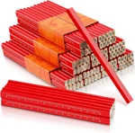Zonon 100 Pieces Carpenter Pencils Bulk Octagonal Red Hard Black Const. Fixed Price $23.13.