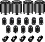 Golf Cart Wheel Center Caps And Lug Nuts Kit For Ezgo Club Car, Black - 20PCS. Fixed Price $39.99.
