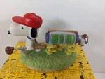 2000 Hallmark Peanuts Gallery On The Course Snoopy Woodstock Golf Clubs Bag. Fixed Price $18.99.