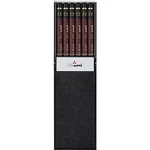 Hi-uni HU6B Finest Quality Wooden Pencil 1DOZEN Plastic Case Japan 192062. Fixed Price $46.35.