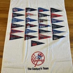 Vintage New York Yankees Century Team Towel Mlb Pennants Championships. Fixed Price $17.68.