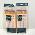 Lot Of Pack Dixon No. Yellow Pencils Wood-cased Black Core 20-COUNT 14420. Fixed Price $14.99.