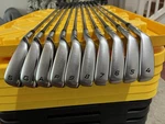 Tour Edge Exotics E723 Irons (qty 10) 4-PW Aw Gw Sw Steel Reg Rh-used-free Ship. Fixed Price $639.00.