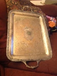 Vintage Southern Hardware Golf Assoc Wm Rogers Tray/trophy. Fixed Price $77.77.