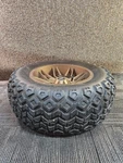 (qty 1) Rhox Mojave 24X11.00-14 Golf Cart Tubeless Tire & Wheel Ply. Fixed Price $144.00.