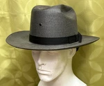 6 7/8 Nos Vintage The Lawman Milan Straw Trooper Ranger Sheriff Police Gray Hat. Fixed Price $59.99.