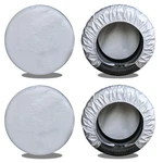 Kayme Rv Tire Covers Set T3-L-27-29 Inch Diameters, Four-aluminum-silve. Fixed Price $58.97.