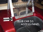 Club Ds Golf Cart Highly Polished Aluminum Diamond Plate Access Panel Cover. Fixed Price $27.95.