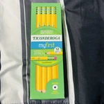 Ticonderoga My First Wood-cased Pencils, Count (pack Of 12), Yellow. Fixed Price $20.00.