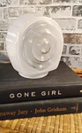 Antique Art Deco Bathroom Wall Sconce Embossed Glass Slip Shade C1930S. Fixed Price $26.00.