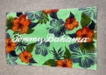 Tommy Bahama Golf Towel Hawaiian Floral Carabiner Hole. Fixed Price $15.25.