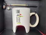 Berkshire Golf Mug Set "time For Tee" W/ Mini Ball & Club Pen. Fixed Price $8.00.