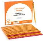 60 Pack Pencils, #2 Hb, Pre-sharpened With Top Erasers, Premium Woodcase. Fixed Price $13.23.