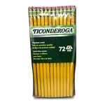 Dixon Ticonderoga #2 Hb Pencils, Yellow Barrel, 72-PACK, Factory Sealed. Fixed Price $13.49.