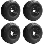 Black Steel Golf Cart Wheel & 18X8.50-8" Sawtooth Tire Combo Set Of 4. Fixed Price $214.95.