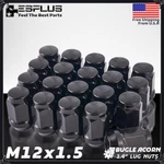 20 Pc Honda Lug Nut M12X1.5 Black Fit Accord/br-v/civic/cr-v/cr-z/hr-v Etc. Fixed Price $20.99.