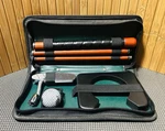 Portable Collapsible Practice Putter 3 Piece Golf Set W/case Office Travel. Fixed Price $24.99.
