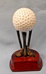 White Ball Golf Trophy Clubs Color Resin Gift Award Marco RF8441B. Fixed Price $8.99.