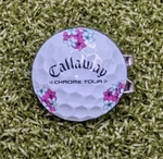 Callaway Chrome Tour Azalea Golf Ball Marker With Magnetic Hat Clip Soft Truvis. Fixed Price $17.95.