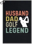 Husband Dad Golf Legend Towel, Funny Towels For Bags Black. Fixed Price $23.99.