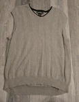 Arnold Palmer Men's Large 100% Cotton V-neck Sleeveless Sweater Vest Vintage. Fixed Price $14.99.