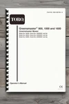 Toro Greensmaster 800 1000 1600 Mower Operator Manual Comb Bound. Fixed Price $12.75.