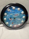 Vintage Golf Ball 11 Wall Clock Time Course Scene -quartz-works. Fixed Price $12.50.