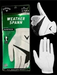 Callaway Fusetech Weather Spann 2-PK Men Left Golf Gloves, Xl -mint New Bx!. Fixed Price $19.99.