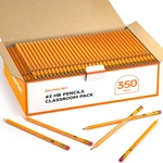 Wood-cased #2 Hb Pencils, 350 Pack Sharpened Yellow With Erasers, Bulk. Fixed Price $43.99.