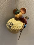 Kurt Adler Christmas Santa Ball Mouse Tree Ornament Golfer. Fixed Price $8.46.